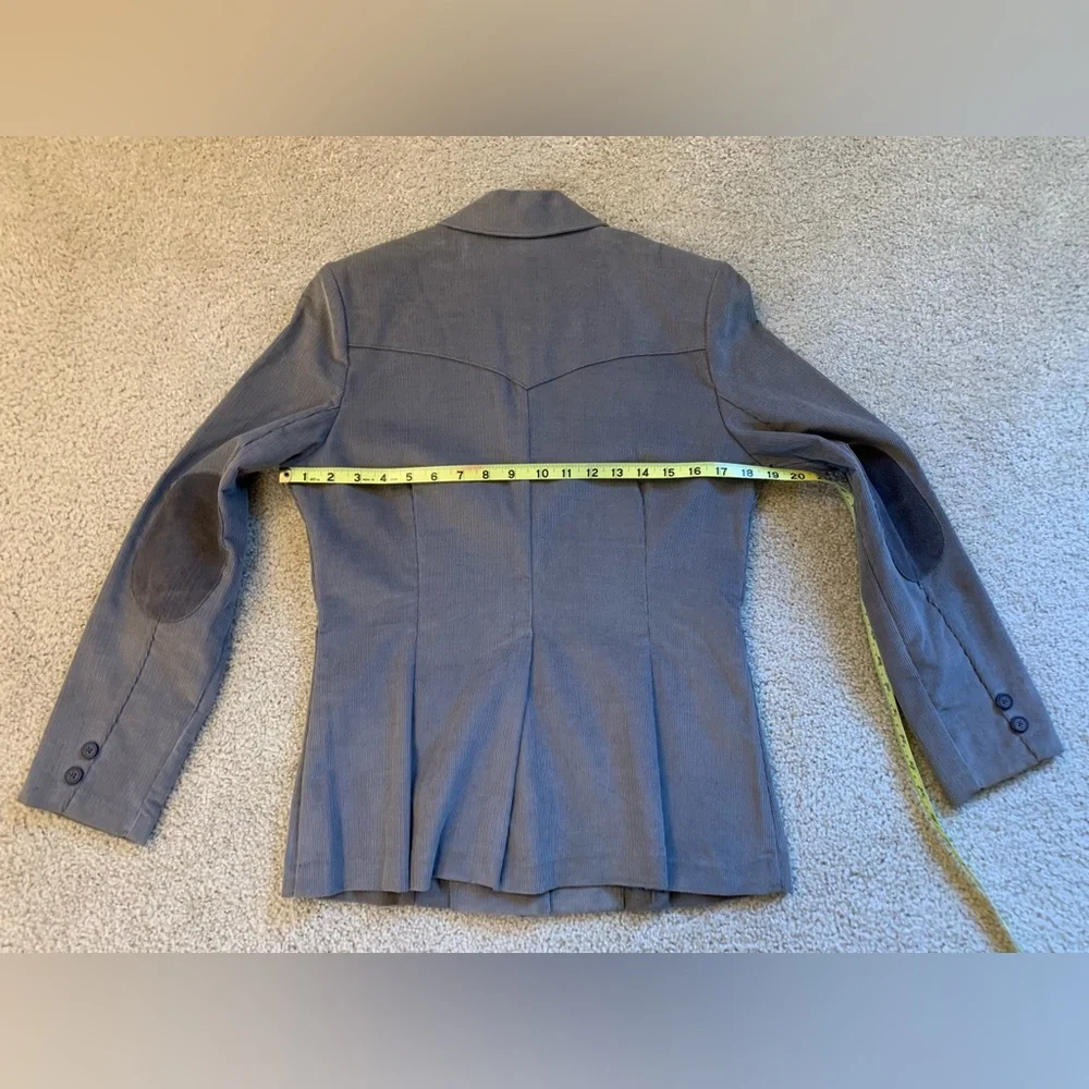 Vintage Corduroy Gray Blazer by Wrangler - Picture 9 of 12